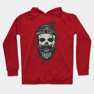 Bearded Skull Design Hoodie